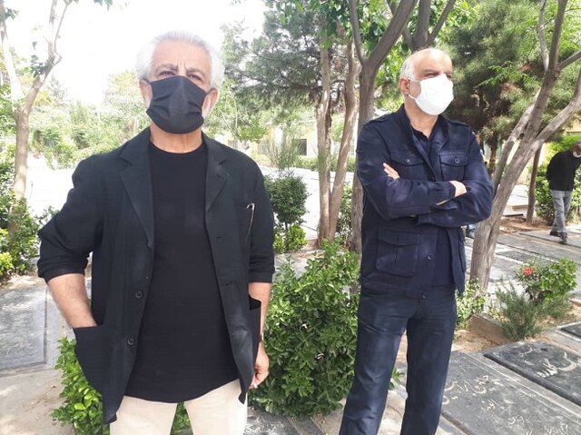 خاکسپاری داود امیری با حضور سینماگران