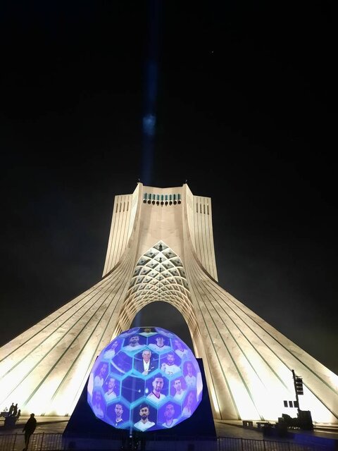 تهران به رنگ جام جهانی