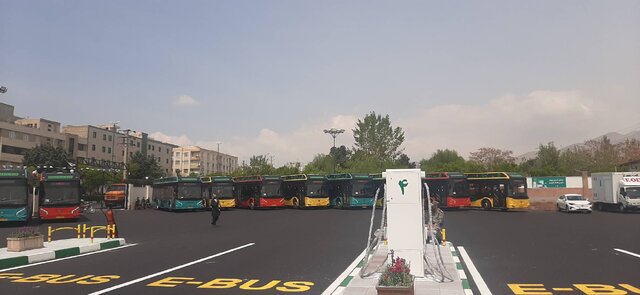 ورود اولین سری اتوبوس‌های برقی به چرخه حمل و نقل عمومی کشور؛ ایستگاه اول کرج