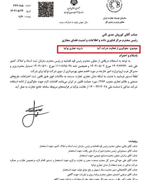 گمرک جمهوری اسلامی ایران , 