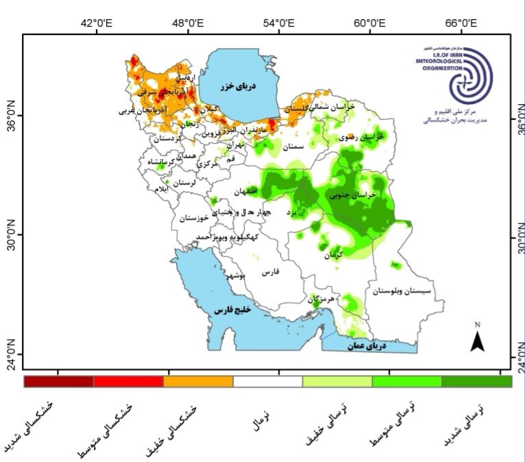 جزئیات جدیدترین پیش بینی بارش‌ ها و دمای هوا در ایران / گرمای هوا در مرداد اوج می‌گیرد