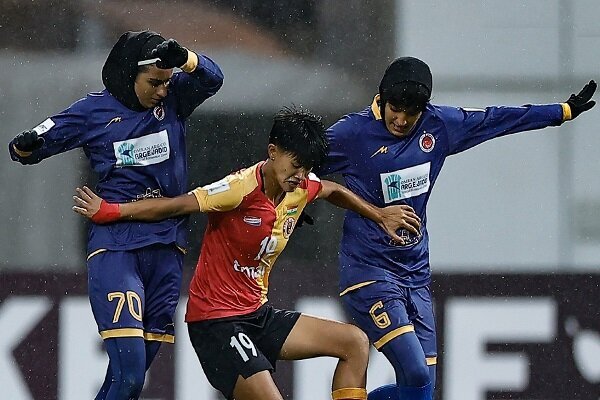 توقف خاتون بم مقابل بنگال شرقی هند در لیگ قهرمانان زنان آسیا 3 توقف خاتون بم مقابل بنگال شرقی هند در لیگ قهرمانان زنان آسیا