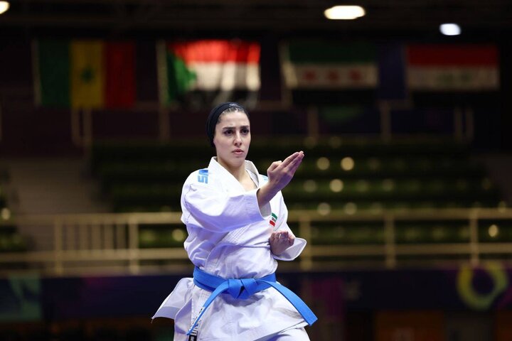 فاطمه صادقی در کاتا بازی‌های کشورهای اسلامی قهرمان شد