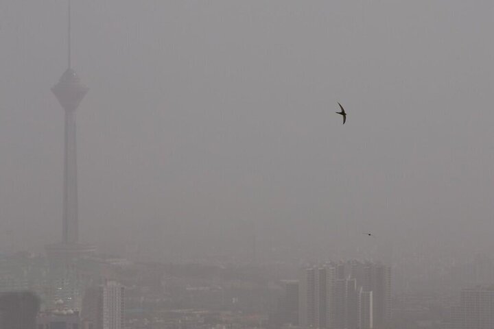 شاخص آلودگی هوای تهران امروز  شنبه ۱۷ آبان/ هشدار بنفش در یک منطقه پایتخت