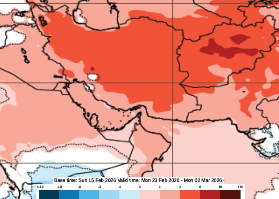 پیش بینی دمای هوا و بارندگی در ایران تا پایان اسفند ۱۴۰۴ | آخرین نقشه های هواشناسی کشور 4 پیش بینی دمای هوا و بارندگی در ایران تا پایان اسفند ۱۴۰۴ | آخرین نقشه های هواشناسی کشور