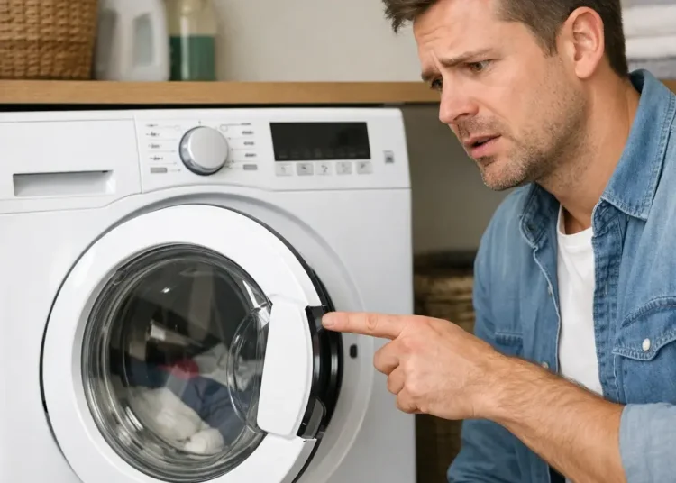 چرا درب ماشین لباسشویی باز نمی‌شود یا قفل می‌ماند؟