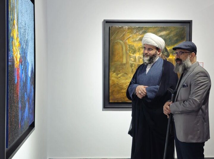 بازدید رئیس سازمان تبلیغات اسلامی از نمایشگاه «مدرسه میناب»